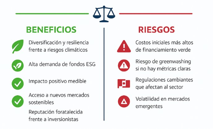 Beneficios y riesgos de la banca verde y las inversiones sostenibles