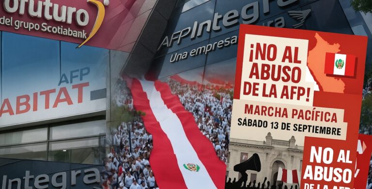 Protestas en Perú por reforma de pensiones